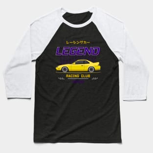 Tuner Yellow Prelude MK5 JDM Baseball T-Shirt